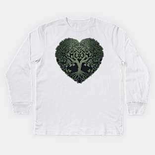 Tree of Life - Designs for a Green Future Kids Long Sleeve T-Shirt